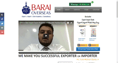 Desktop Screenshot of baraioverseas.com